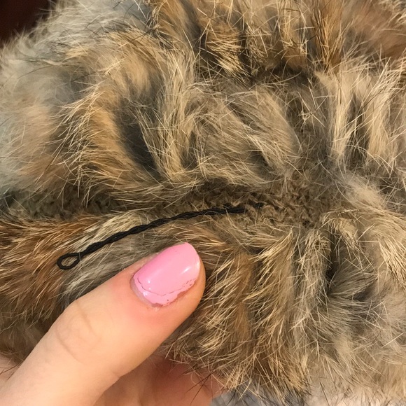 Rabbit Fur headband - Picture 3 of 3